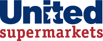 The logo for United Supermarkets